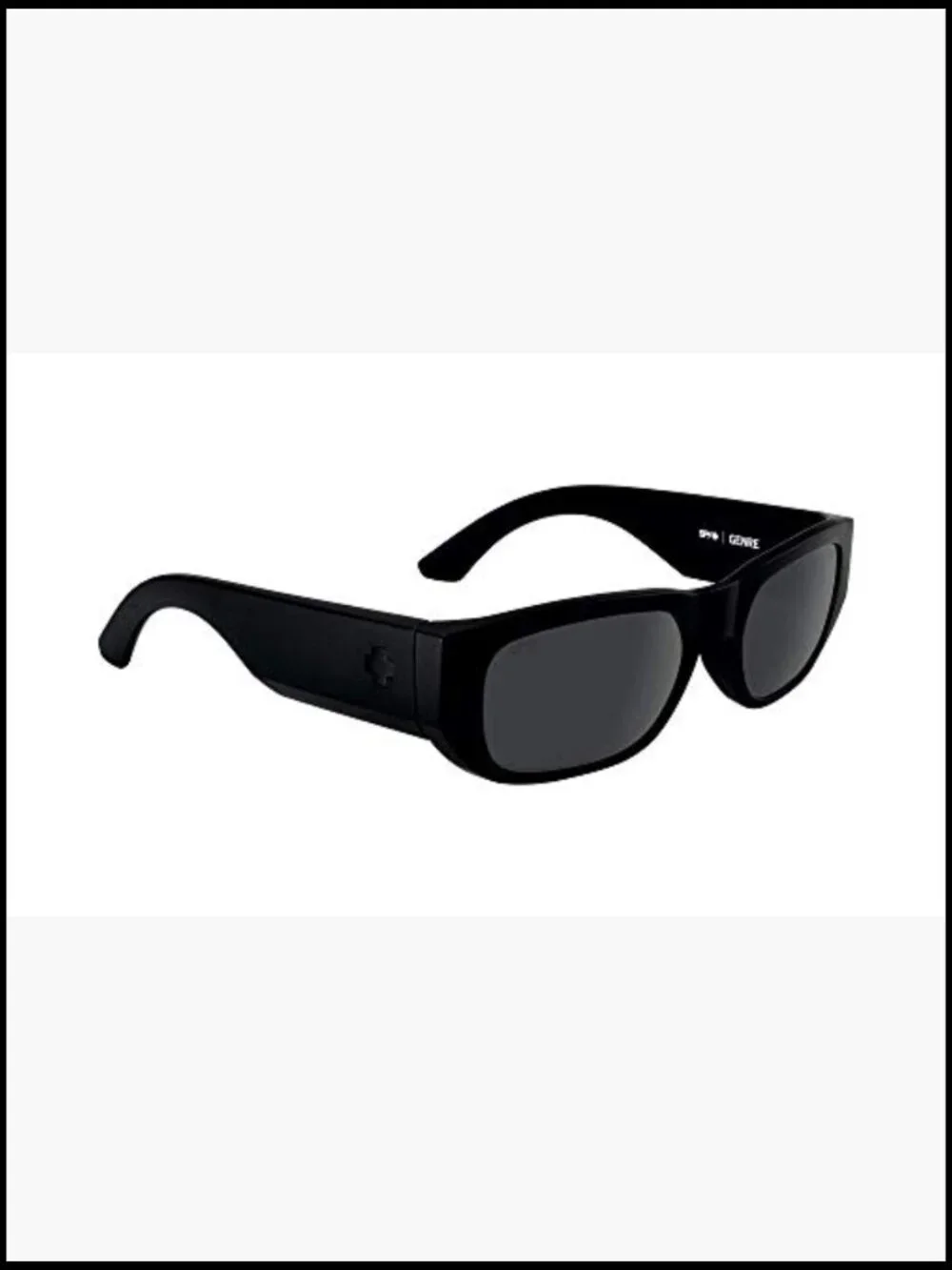 Matte Black Polarized Sunglasses with Happy Lens Technology